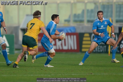2012-11-24 Firenze - Italia-Australia 0841 Edoardo Gori